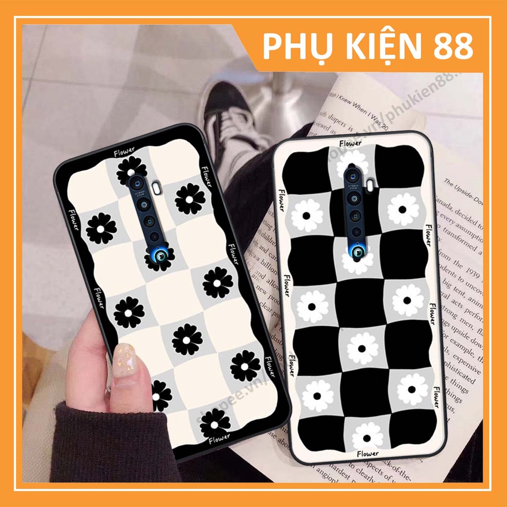 Ốp lưng Oppo Reno 2f / Reno2 F ốp điện thoại LineBear, bé tóc xù, hoa siêu đẹp