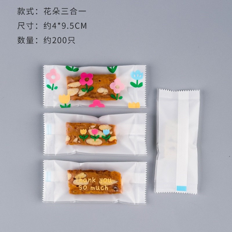 200 túi kẹo nougat 4cmx 9cm