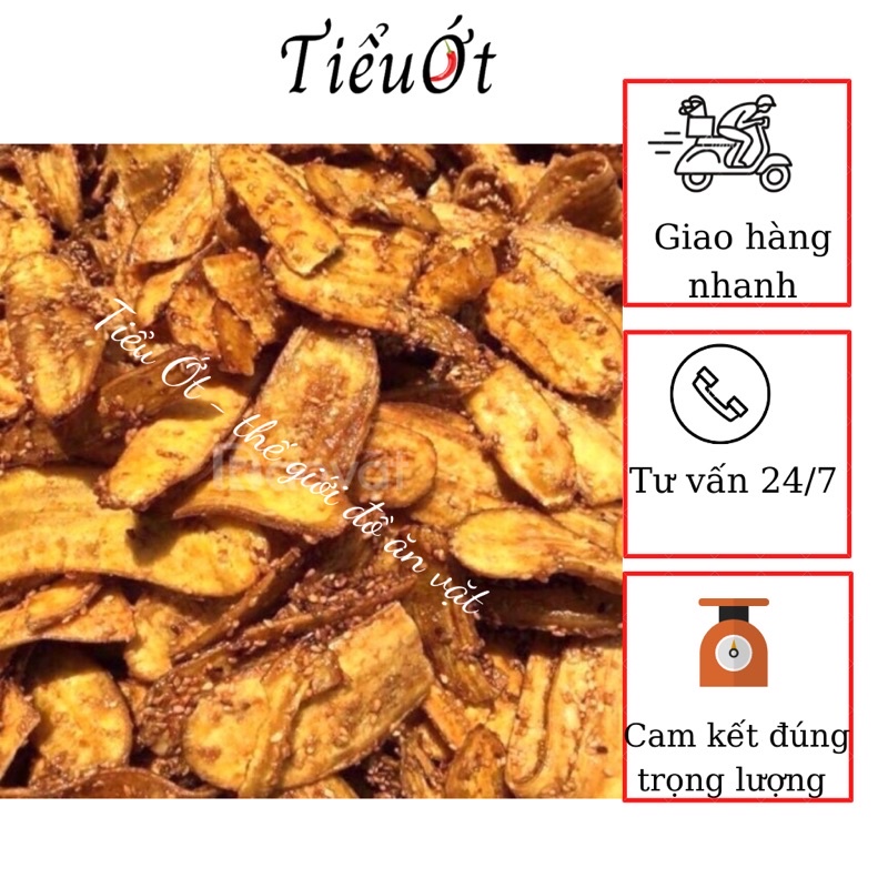 Chuối sấy mè gừng giòn tan