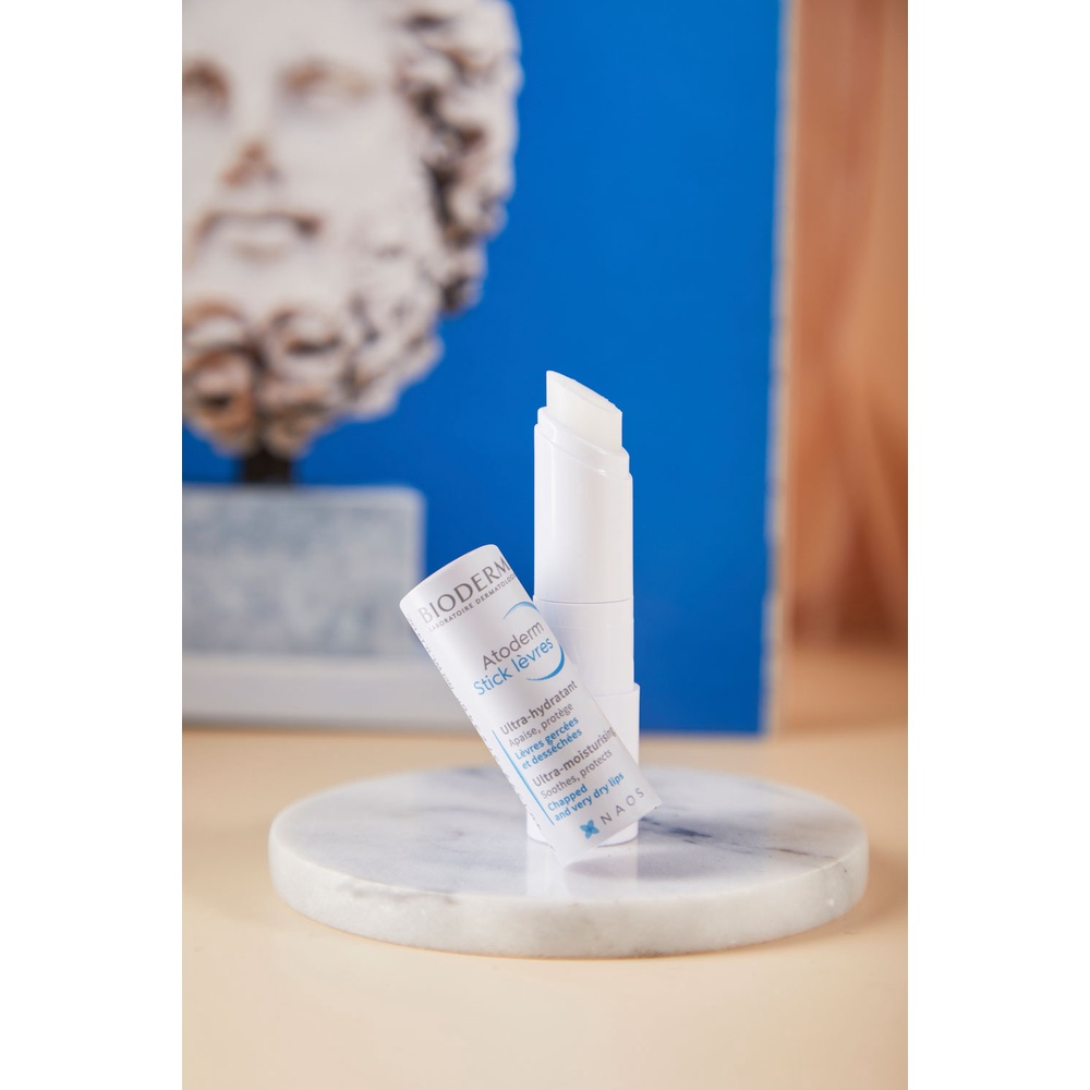 Sáp dưỡng môi khô nứt nẻ Bioderma Atoderm Stick Levres 4g