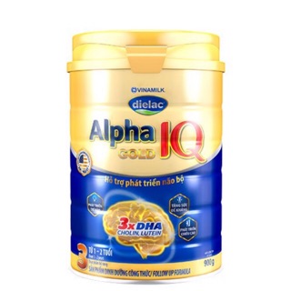 Sữa bột vinamilk dielac alpha gold iq step 3 - hộp thiếc 900g