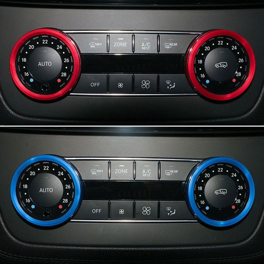 Bộ 2 Vòng Dán Trang Trí Cổng Xả Xe Hơi Benz GLE M GLK SL GLS SLK GLS CLS Class DIY