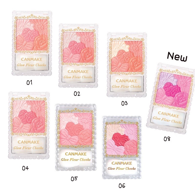 Phấn má hồng Canmake Glow Fleur Cheek | BigBuy360 - bigbuy360.vn