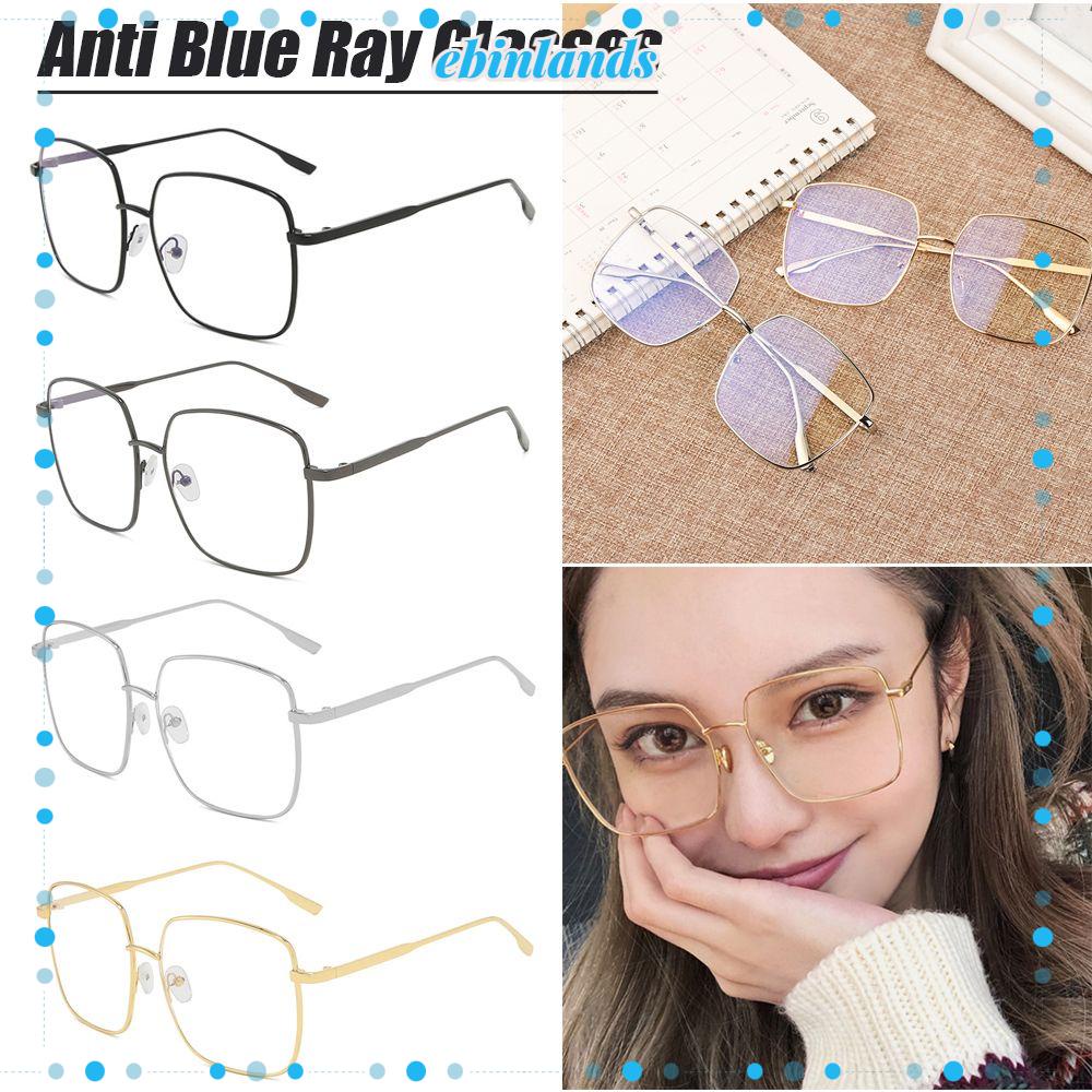 Kính Chống Bức Xạ Ánh Sáng Xanh Gọng Kim Loại Siêu Nhẹ Chơi Game