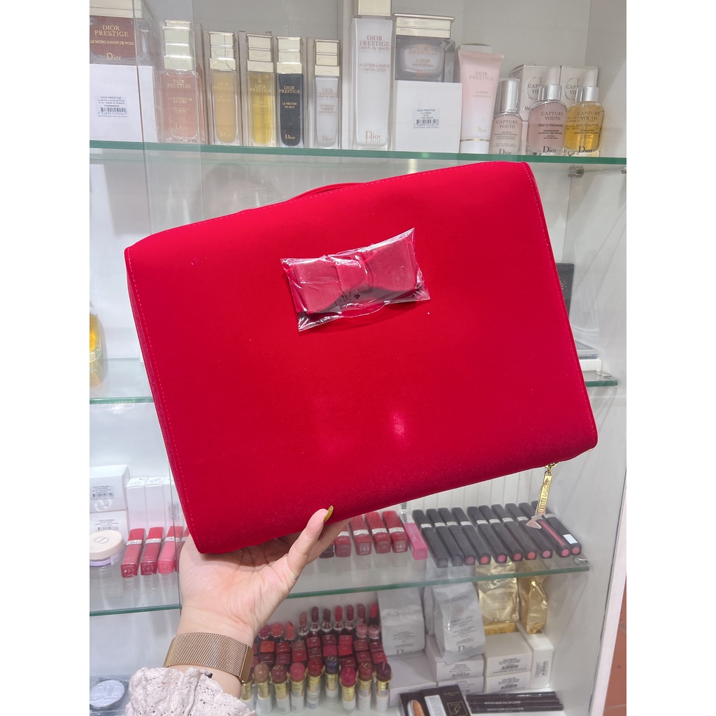 Túi cốp nhung Estee lauder gift
