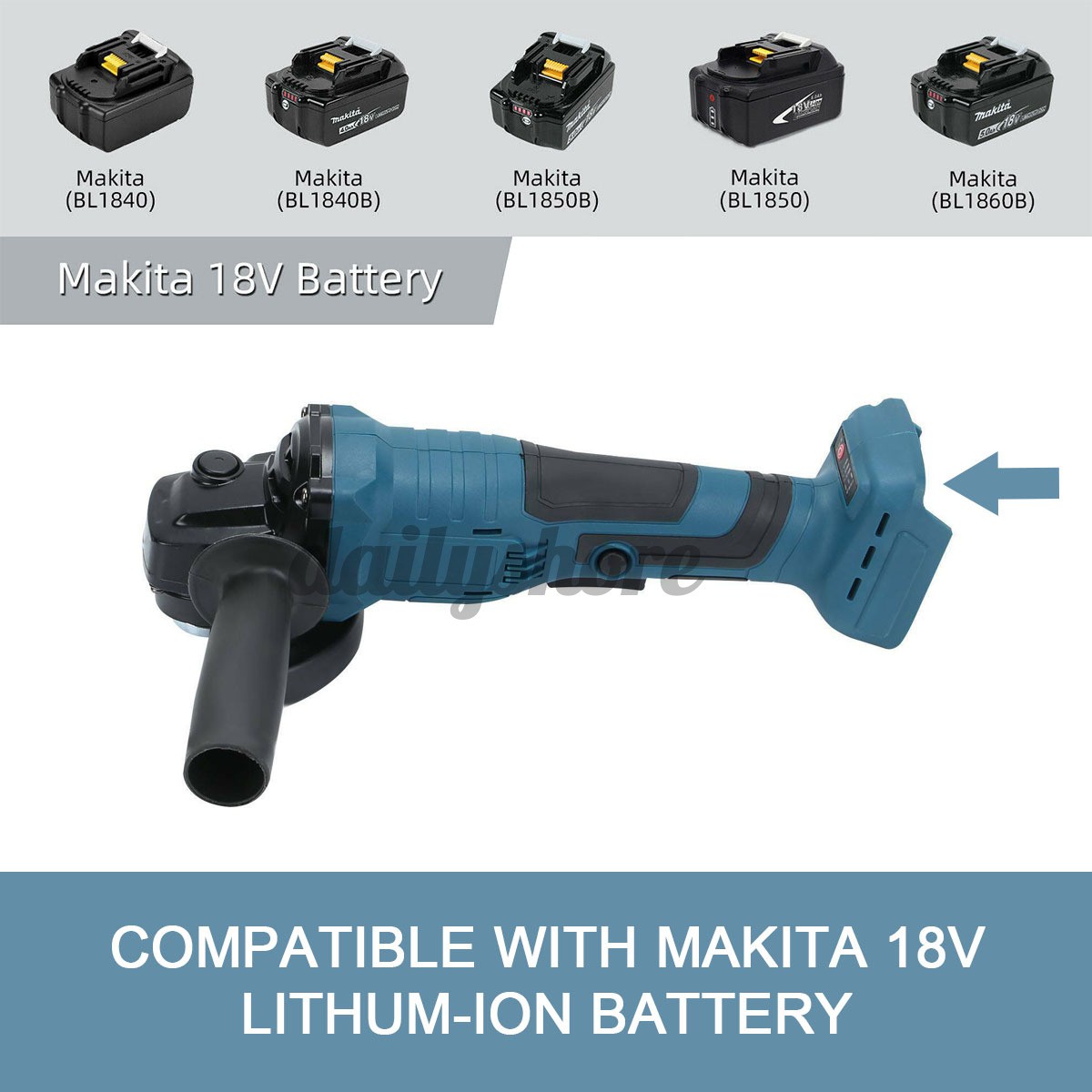 Máy Đánh Bóng 8500rpm 100mm Cho Pin 18v Makita