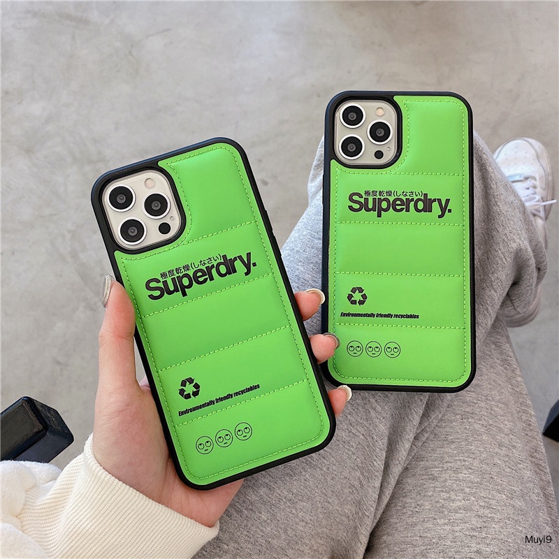 Ốp Điện Thoại Màu Xanh Lá Dạ Quang Đơn Giản Sáng Tạo Cho iPhone13ProMax i12Pro IX/XS MAX I11Pro XR