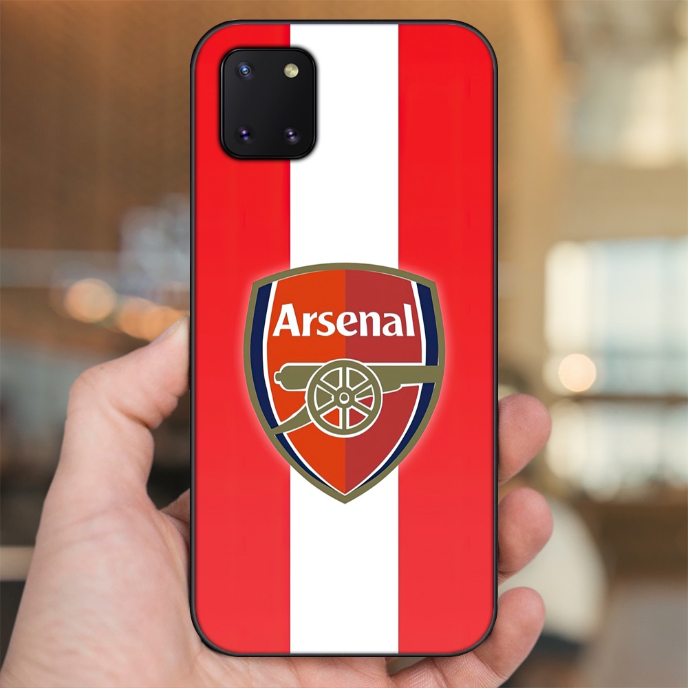 Ốp lưng Samsung Note 10 Lite viền đen in hình Arsenal FC
