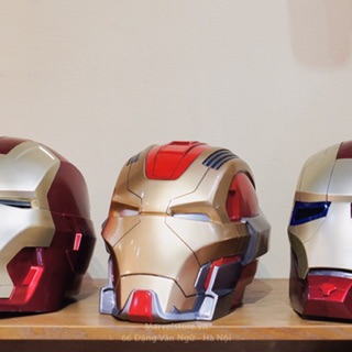 Mặt nạ đầu ironman sáng đèn