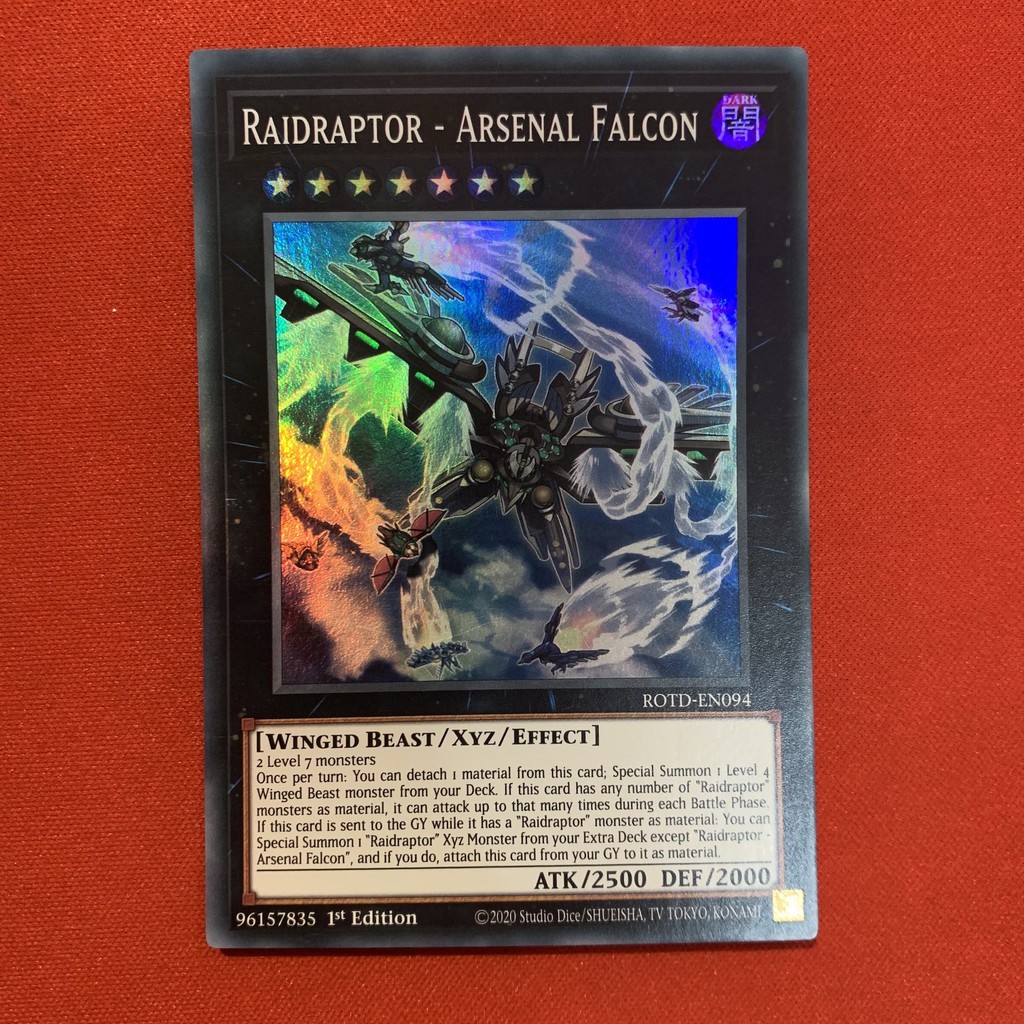 [EN][Thẻ Bài Yugioh Chính Hãng] Raidraptor - Arsenal Falcon