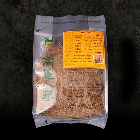 Rễ hồng sâm khô hàn quốc 6 năm tuổi, túi 300g - Nhân sâm hàn quốc chính hãng Korea, tranglinh