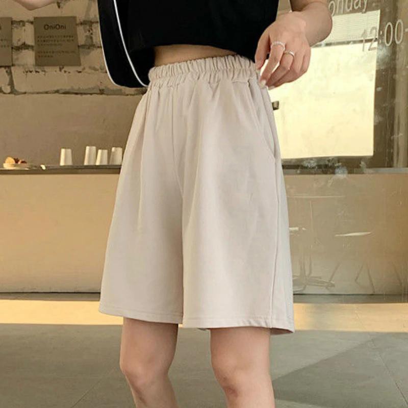 [Mã FAMAYWA giảm 10K đơn 50K] Quần shorts lửng thun nữ mẫu basic dễ mặc | BigBuy360 - bigbuy360.vn