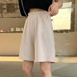Quần shorts lửng thun nữ mẫu basic dễ mặc