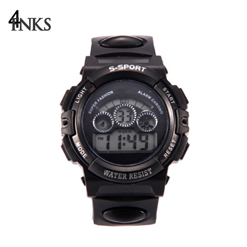 Đồng hồ thể thao chống nước có đèn LED kiểu dáng thời trang cho bé | BigBuy360 - bigbuy360.vn