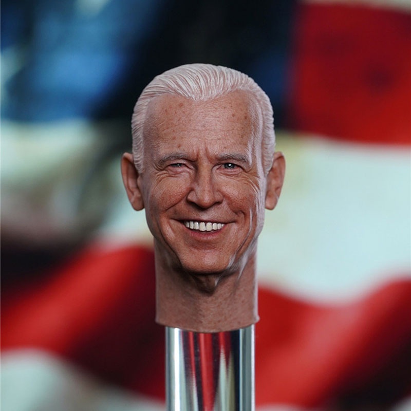 Mô Hình Đầu Điêu Khắc Nhân Vật Joe Biden Trong SUPER DUCK SDH026 Tỉ Lệ 1 / 6 Cho Thân Búp Bê 12 "