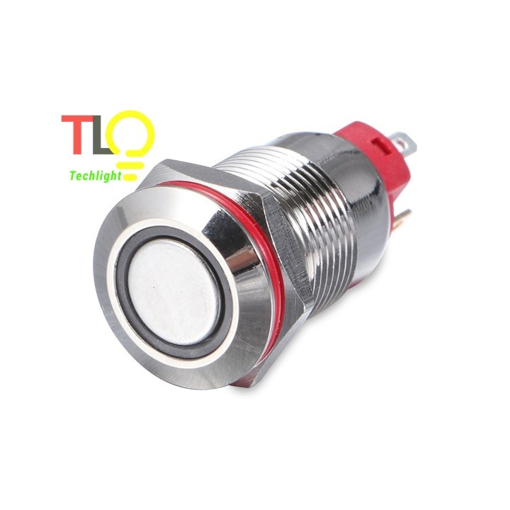 Nút nhấn có đèn ON/OFF 12mm 9V 12V 24V 110V 220V chống nước
