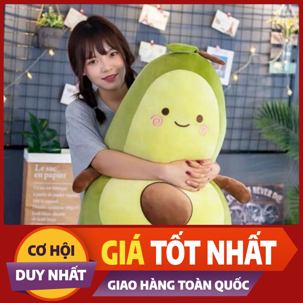 Gấu bông gối ôm quả bơ đáng yêu ngộ nghĩnh