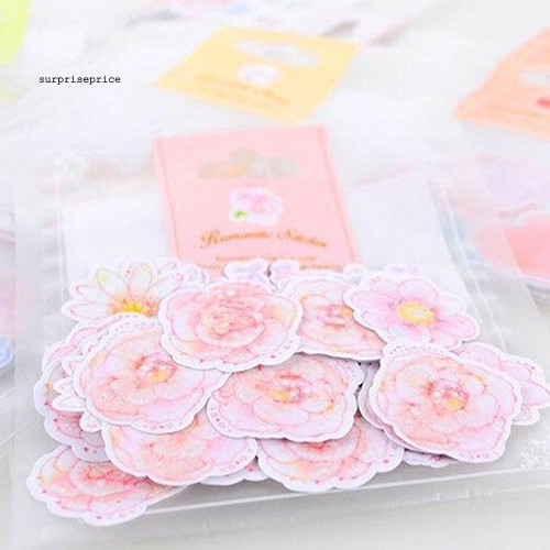 Bộ 70 sticker dán trang trí album thủ công thiết kế dễ thương