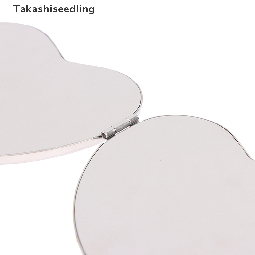 (Takashiseedling) Gương Trang Điểm Tròn Nhỏ Gọn Bỏ Túi Đựng Mỹ Phẩm Bán Chạy