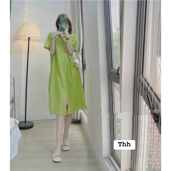 Váy sơ mi cốm