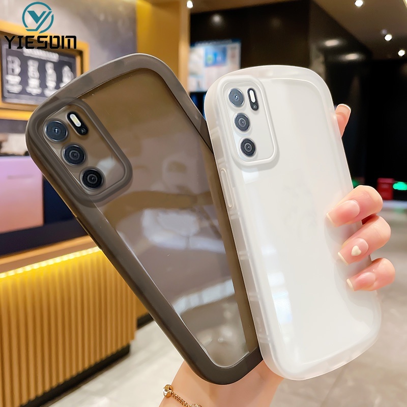 Ốp Điện Thoại Silicon Mềm Trong Suốt Chống Sốc Cho OPPO A16 A16K A16E A15 A15S A54 A53 A31 A9 A5 2020 A52 A72 A92