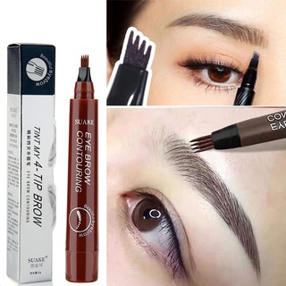 Bút Kẻ Lông Mày Hai Đầu Chống Thấm Nước Chất Lượng Cao