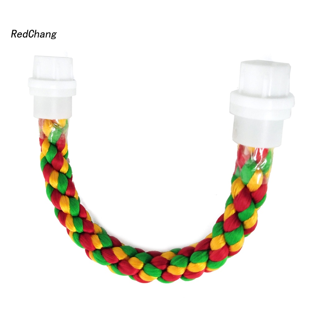 Thanh đứng cho chim vẹt thiết kế kiểu cotton bện độc đáo trang trí lồng chim