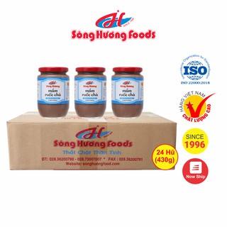 1 Thùng 24 Hũ Mắm Ruốc Chà Sông Hương Foods Hũ 430g - Nấu bún bò , chấm xoài , chấm thịt luộc , kho thịt