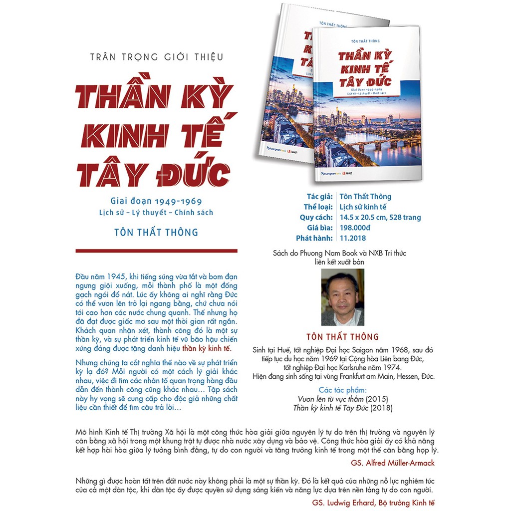 Sách - Thần Kỳ Kinh Tế Tây Đức (Giai Đoạn 1949-1969) Lịch Sử - Lý Thuyết - Chính Sách | BigBuy360 - bigbuy360.vn