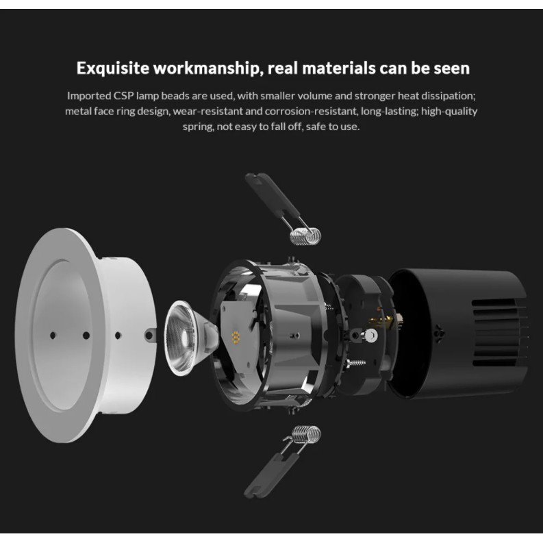 Đèn LED Spotlight/Downlight Âm Trần Thông Minh Yeelight M2 , 2700-6500k , Hỗ trợ Apple Homekit - Bản Quốc Tế