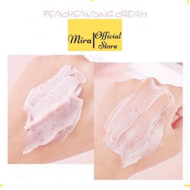 Tẩy da chết, Tẩy tế bào chết body cho da nhạy cảm Đào HEYXI Peach Clear giúp sáng da MiraaShop