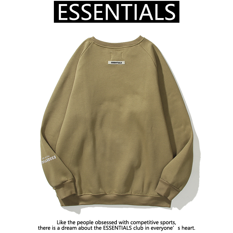 Áo sweater chất liệu cotton in họa tiết chữ hợp thời trang trẻ trung cho nữ nam