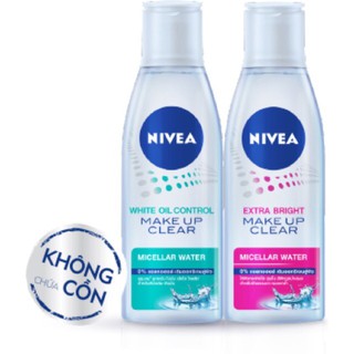 Nước Tẩy Trang Không Cồn Nivea Micellar (Chai 125ml)