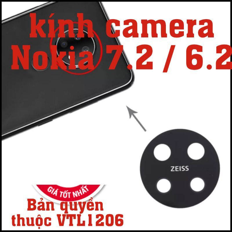 Kính camera Nokia X5 6 7 8 7.2/6.2