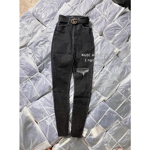 Quần jeans rách gối to  ms2368