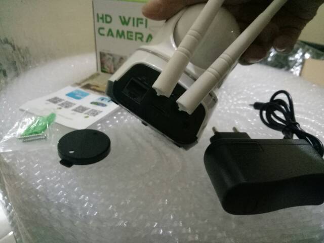 Camera Ip Wifi Không Dây Cctv P2P Full Hd / Baby Cam 2 Antenna