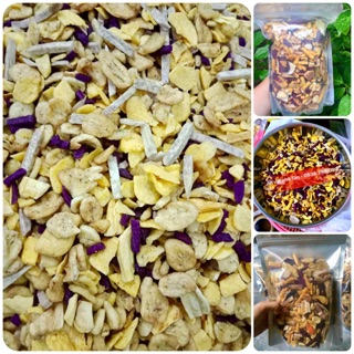 Mít sấy vụn combo