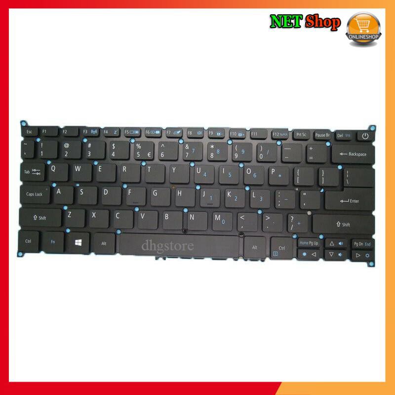 ⚡ Bàn phím laptop Acer Swift 13 SF51 Màu Đen+Có Đèn+Có Nút Nguồn