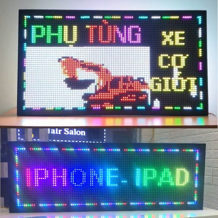 Card led ma trận HD WF4,  w60 - 75, WF2, mạch điều khiển led ma trận Full màu