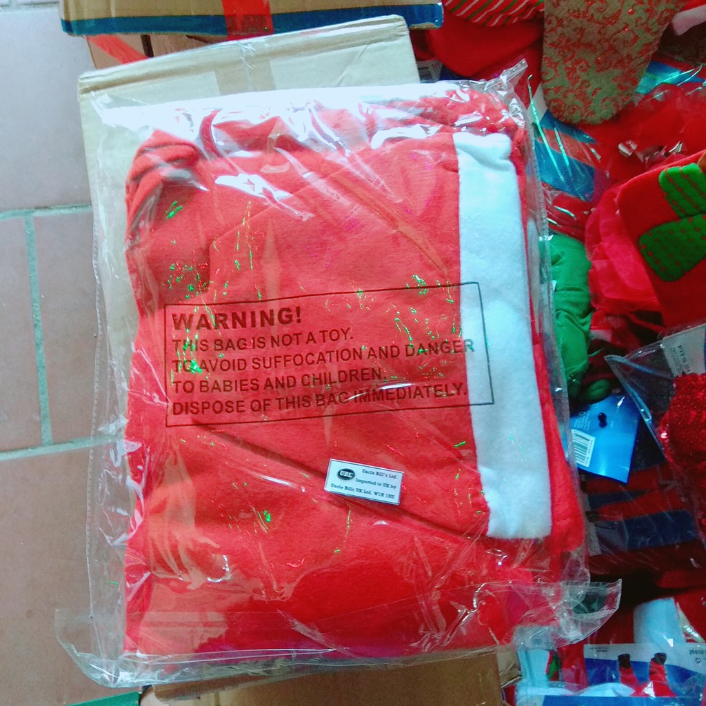 Bộ Trang Phục Ông Già Noel 5 Cái/Bộ Cho Người Lớn Uncle Bills XA0542