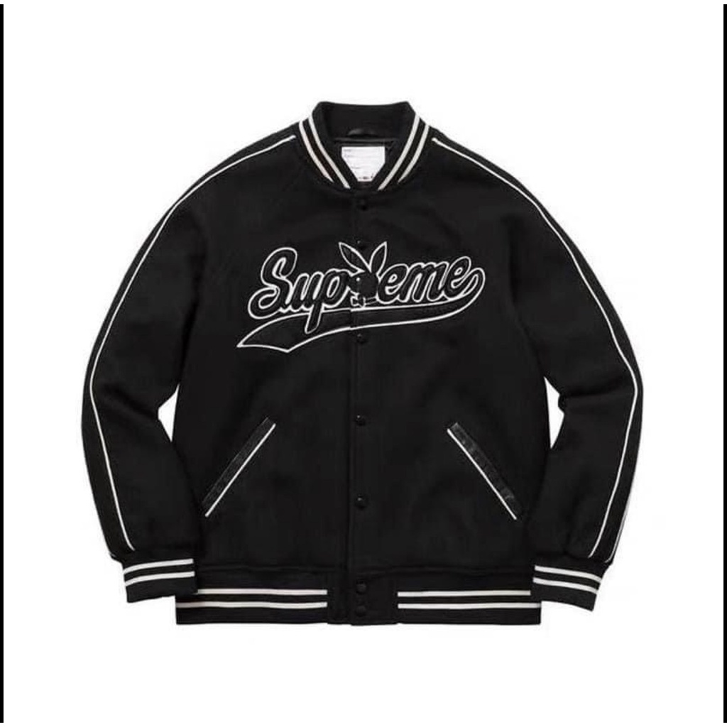 Áo Bomber Supreme phong cách unisex nam nữ , vải gió cao cấp 2 lớp dày dặn hàng cao cấp ulzzang