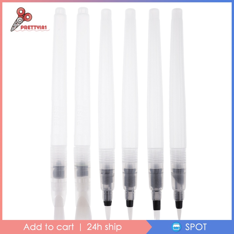 1 Bộ 6 Cọ Vẽ Màu Nước Với Túi Đựng