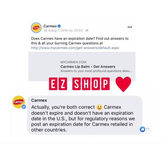 🔥💥 DƯỠNG MÔI CARMEX CÁC LOẠI