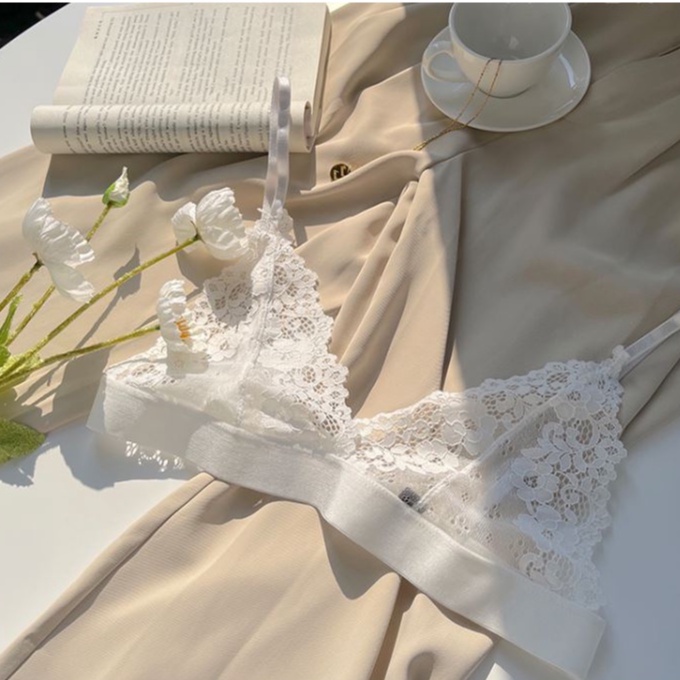 Áo lót ren hoa sexy không đệm lót L3-01