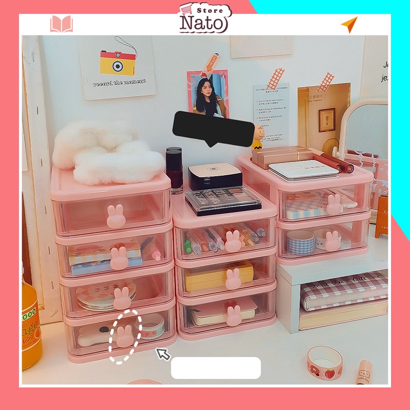 Kệ đựng bút đồ dùng học tập để bàn bằng nhựa đa năng nhiều ngăn NATO KB16