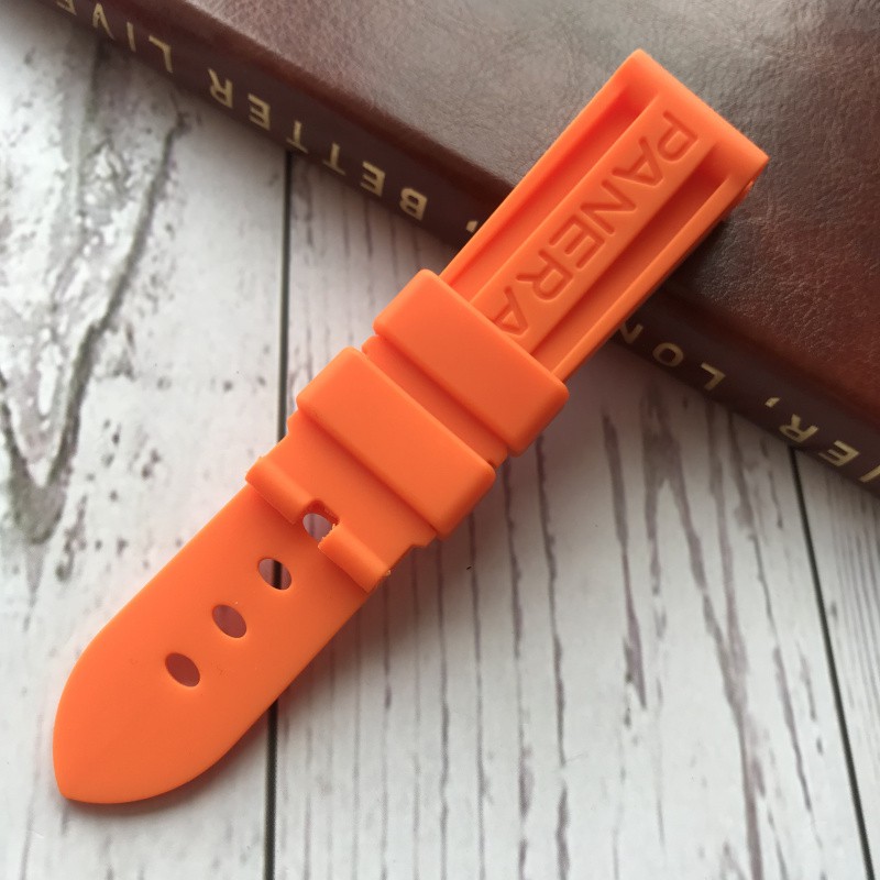 Dây đeo silicon cao su tự nhiên thay thế của Panerai dành cho nam giới 22 24mm Fat Sea PAM368/389/31/351