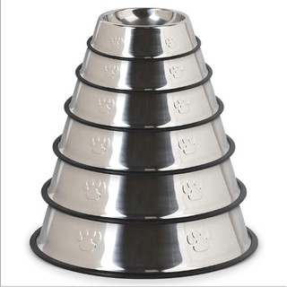 Bát inox đựng thức ăn cho chó (đủ size)