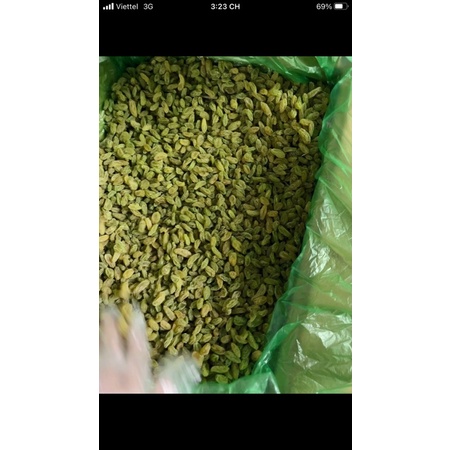 Nho xanh khô loại đẹp 1kg