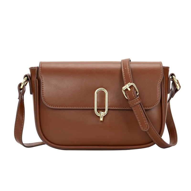 Túi Đeo Vai Bằng Da Pu Màu Trơn Thời Trang Cho Nữ