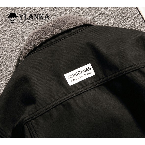 [VIDEO THẬT] [FREE SHIP TOÀN QUỐC] Áo Khoác Nam Lông Cừu - Áo Khoác Nam  Kaki Lót Lông Cừu Cực Chất | BigBuy360 - bigbuy360.vn